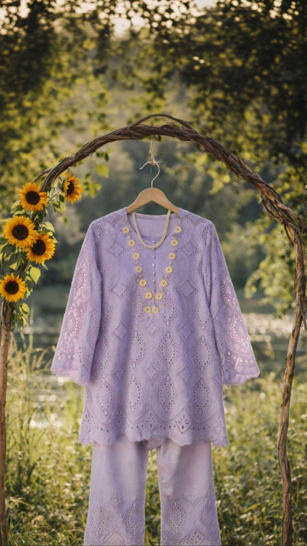 Ruhani Lilac Set