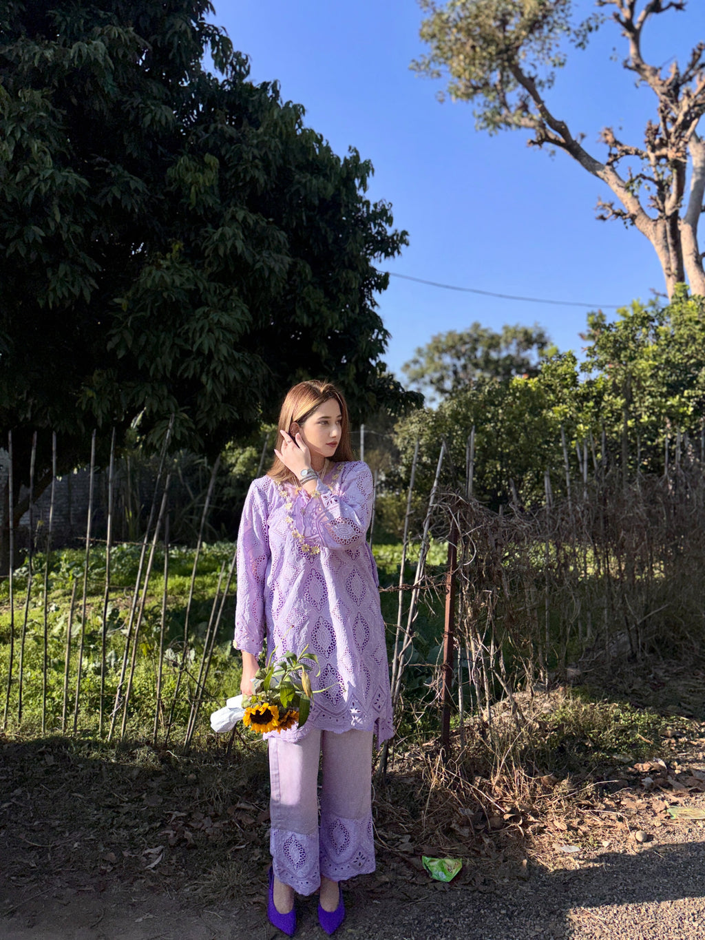 Ruhani Lilac Set