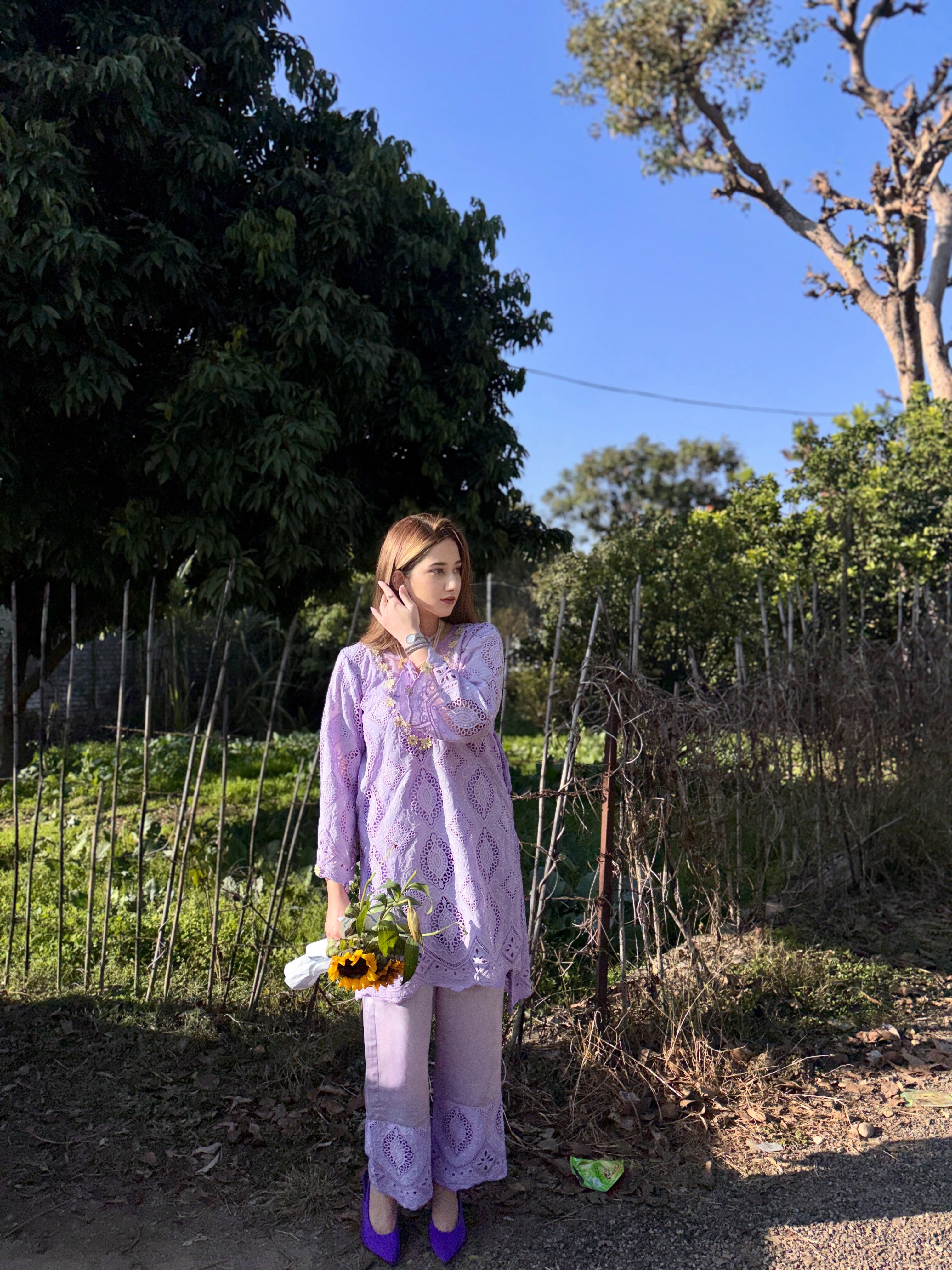 Ruhani Lilac Set